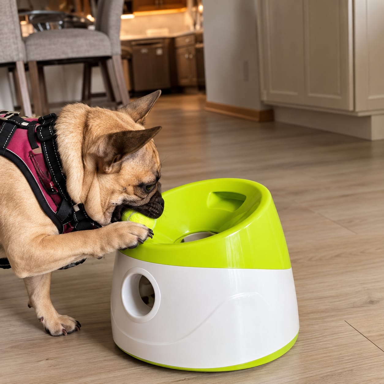 Customer photo review of TheraPaw™ Automatic Dog Ball Launcher
