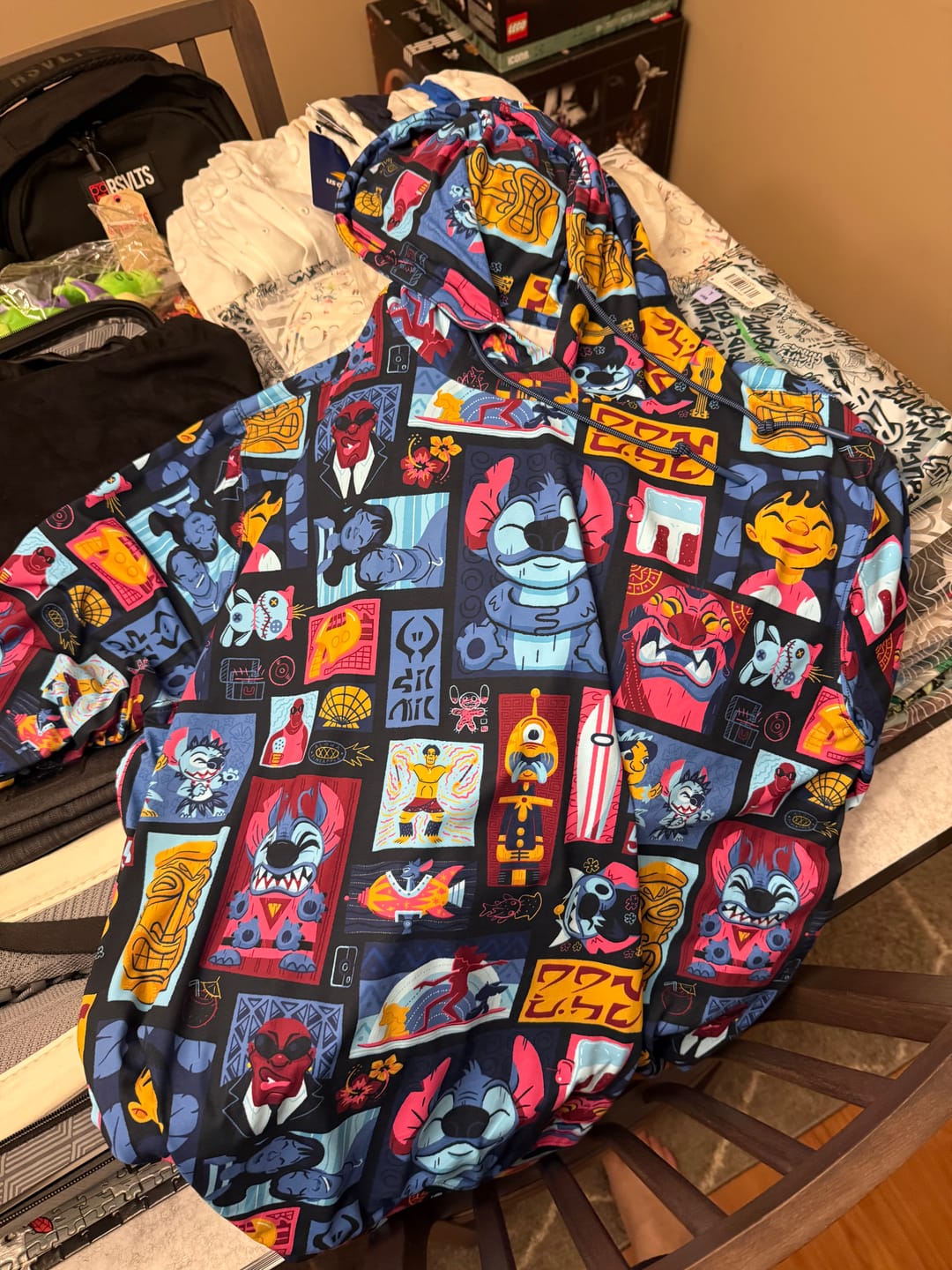 Customer photo review of Disney’s Lilo & Stitch "Tiki-terrestrial" – Performance Hoodie