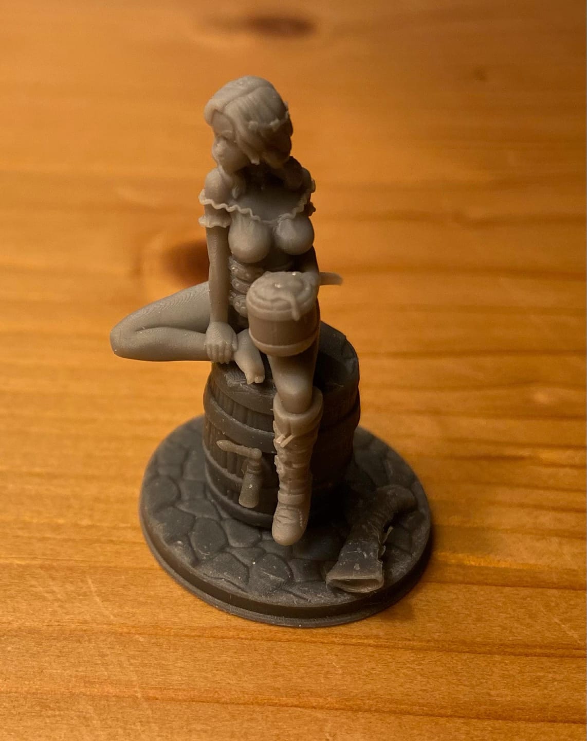 Customer photo review of Jalissa, Female Fighter Pinup