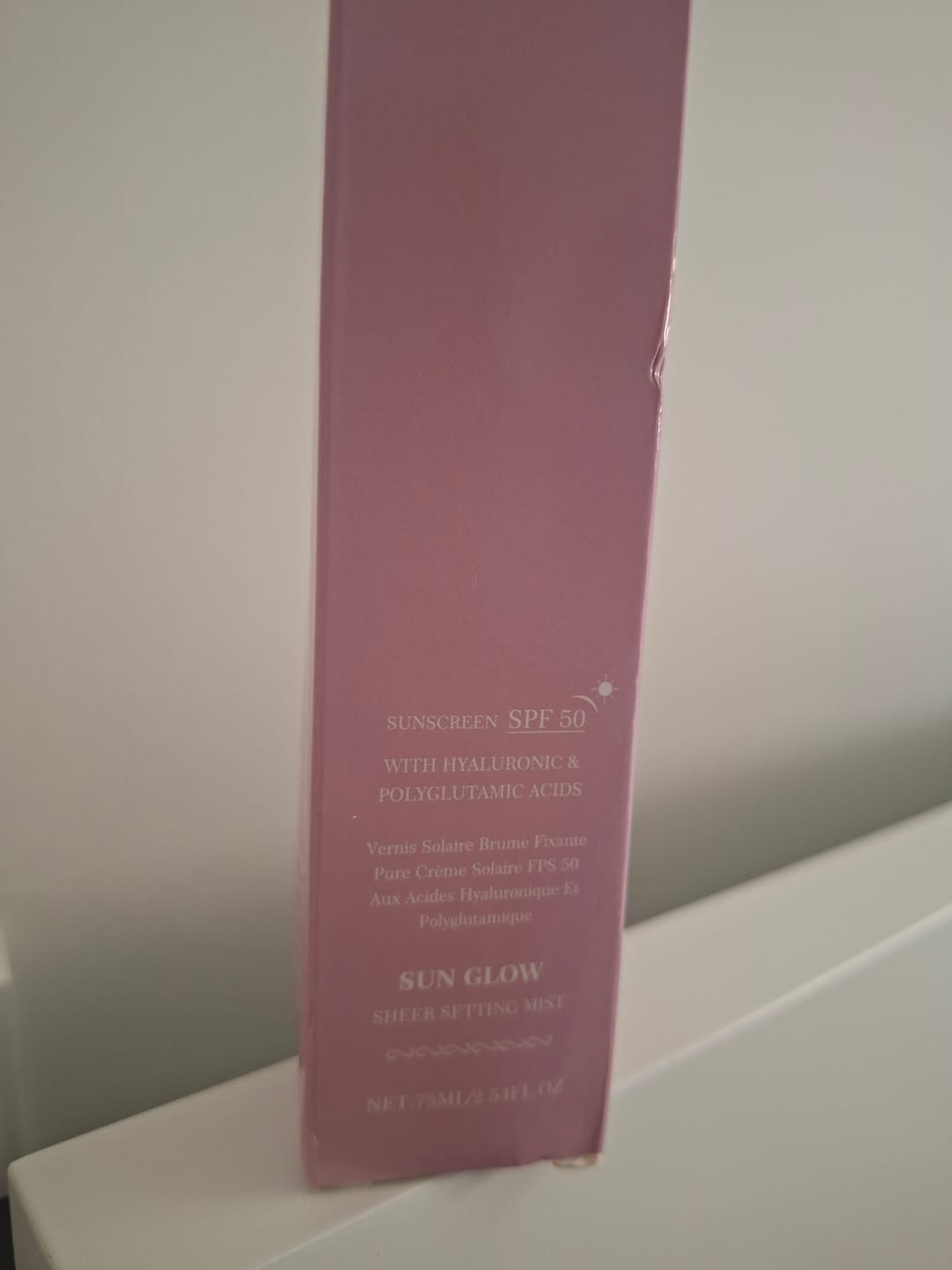Customer photo review of Bruma Solar Invisible SPF50+ – SunLux