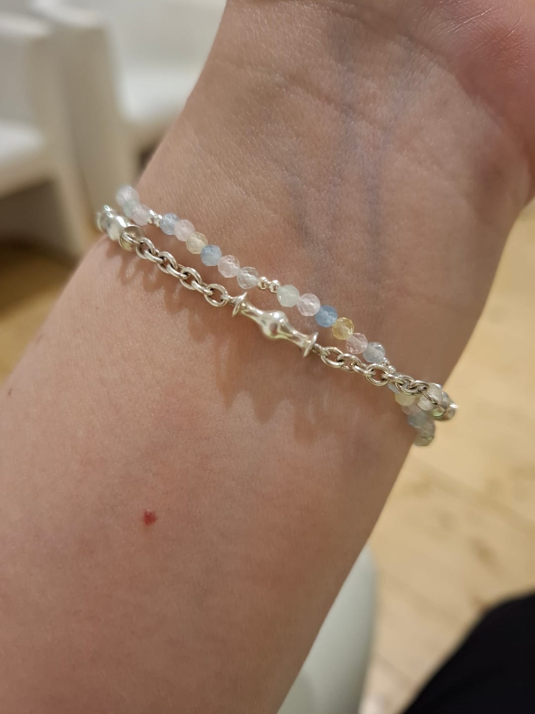 Customer photo review of Soft Heart Morganit Armband