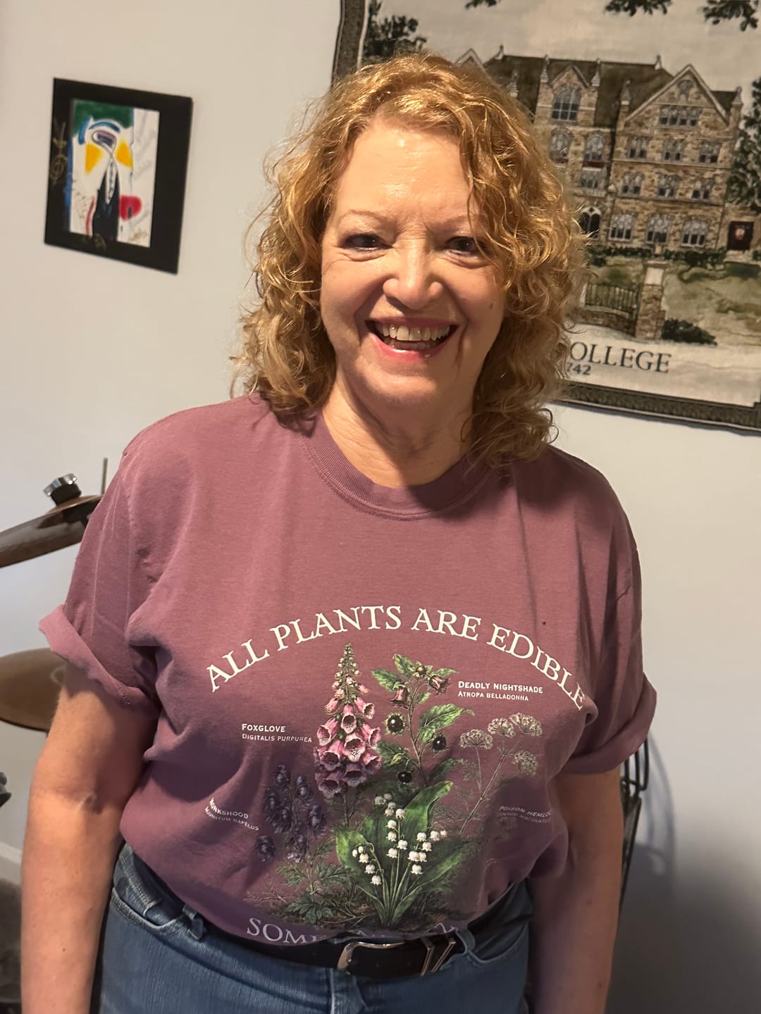Customer photo review of All Plants Are Edible T-Shirt