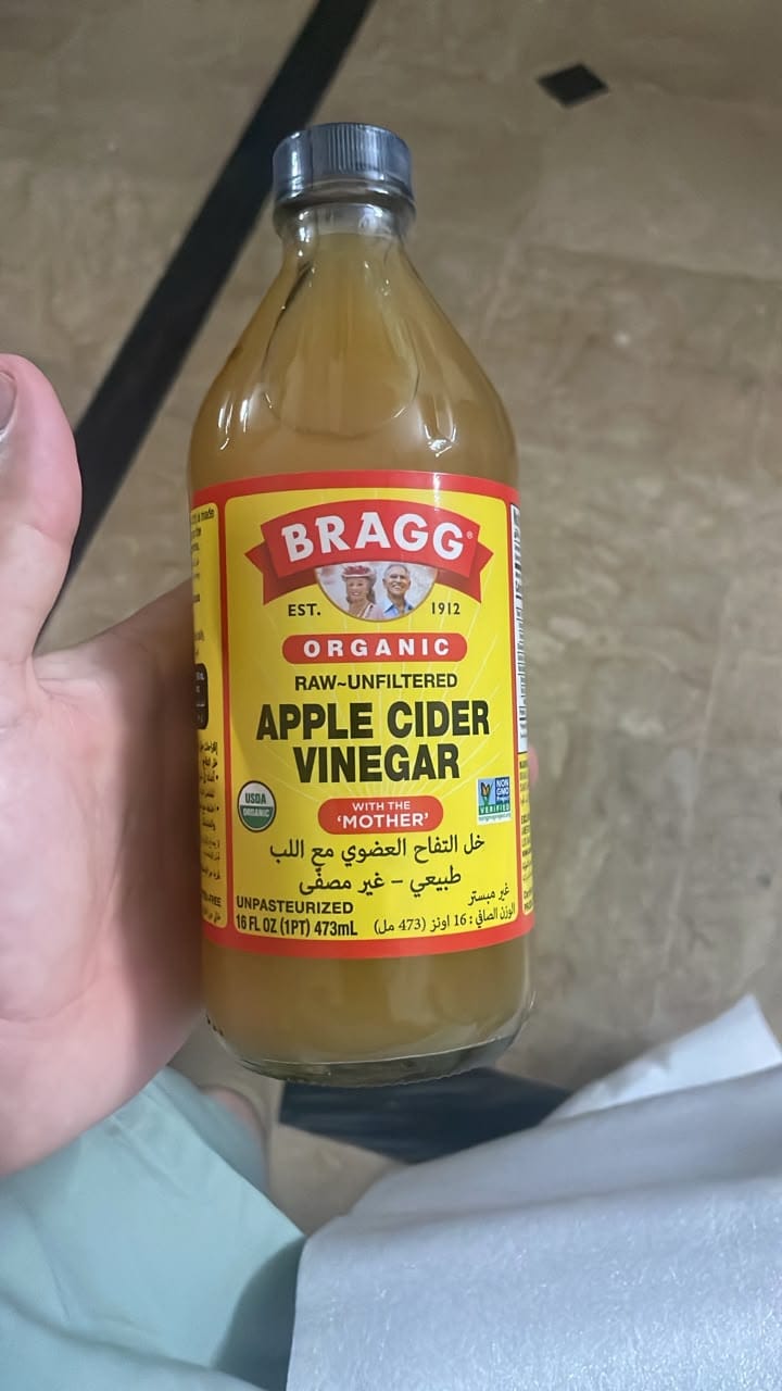Customer photo review of Organic Apple Cider Vinegar