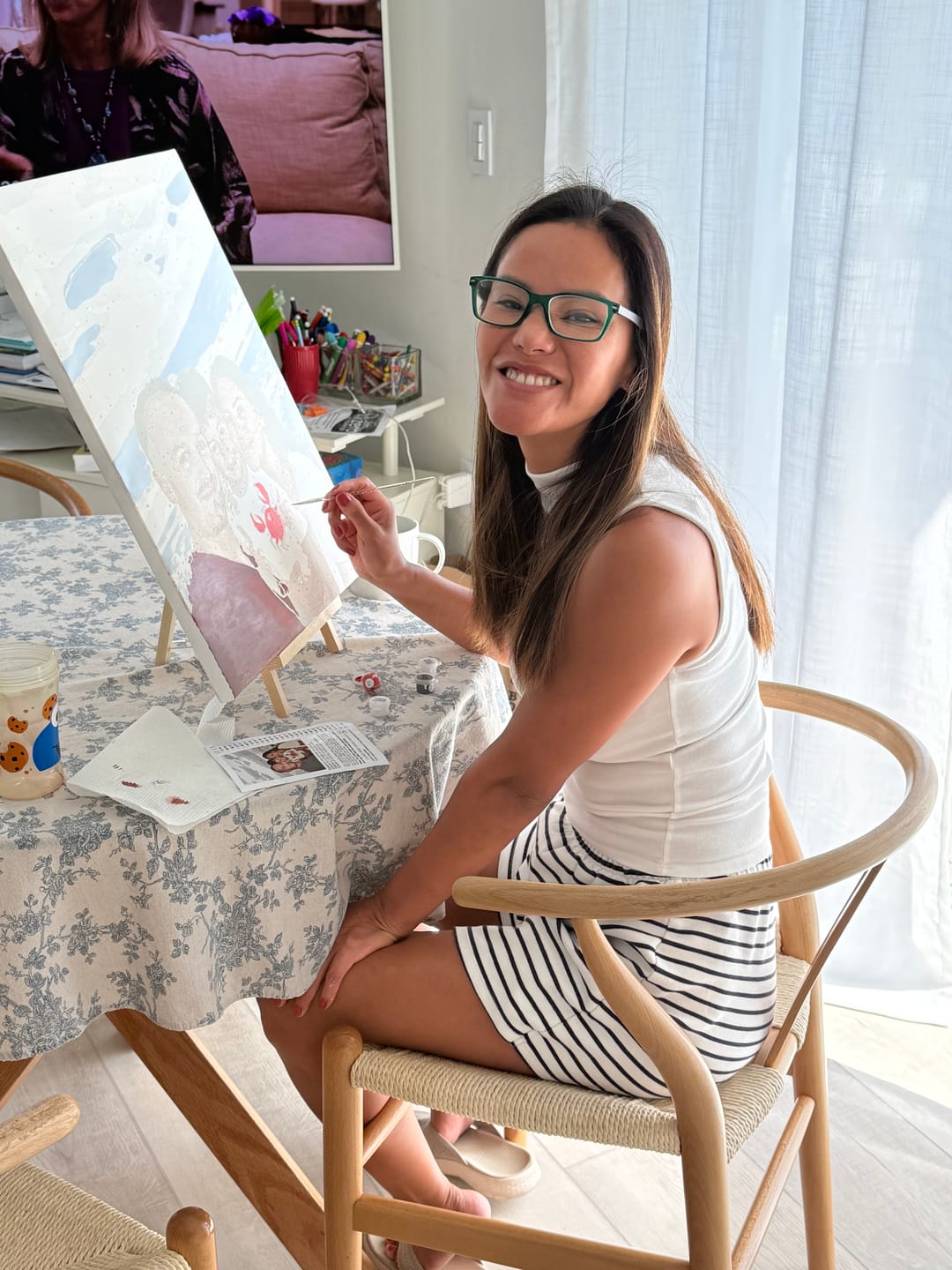 Customer photo review of Paint by Number Kit