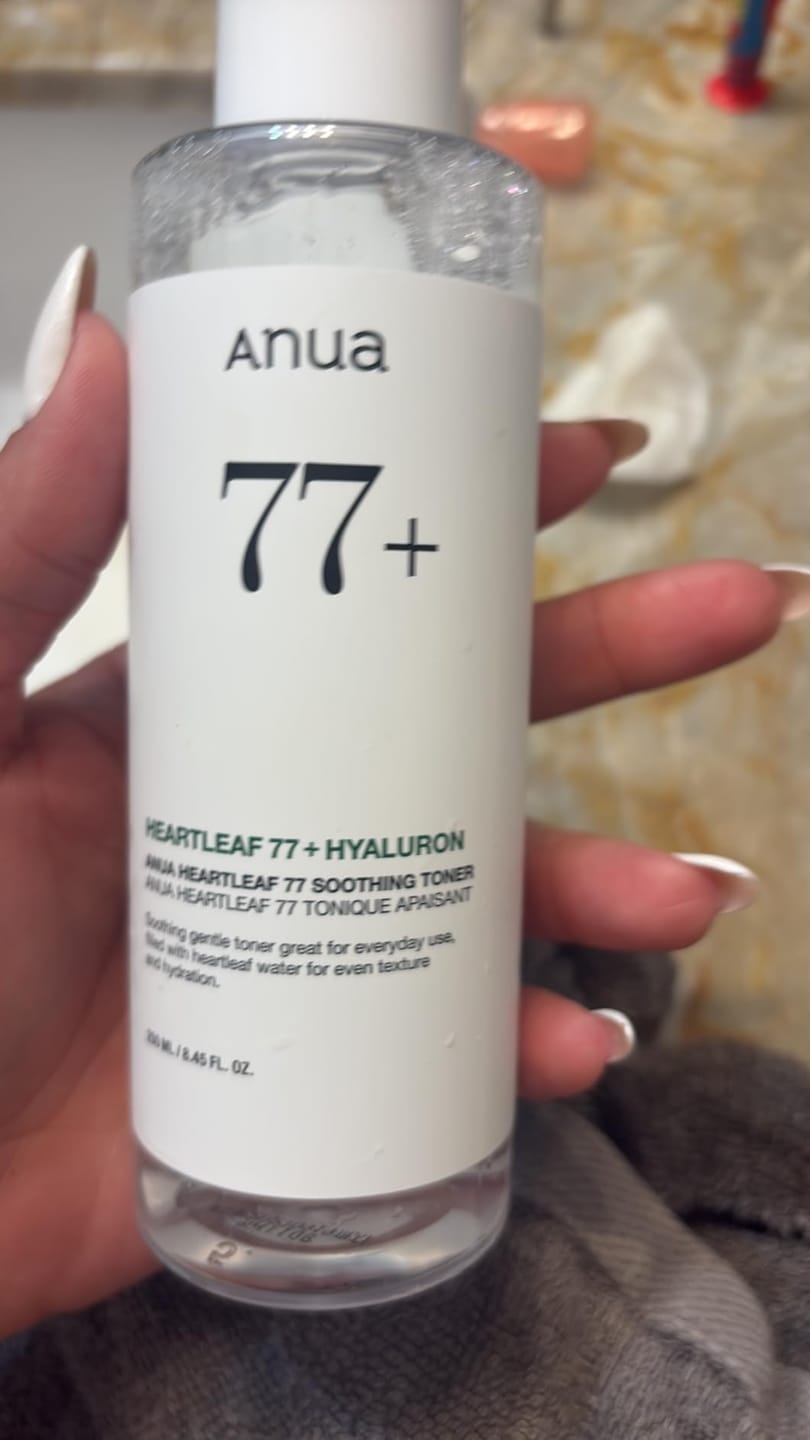 Customer photo review of Anua 77% Soothing Toner For Skin