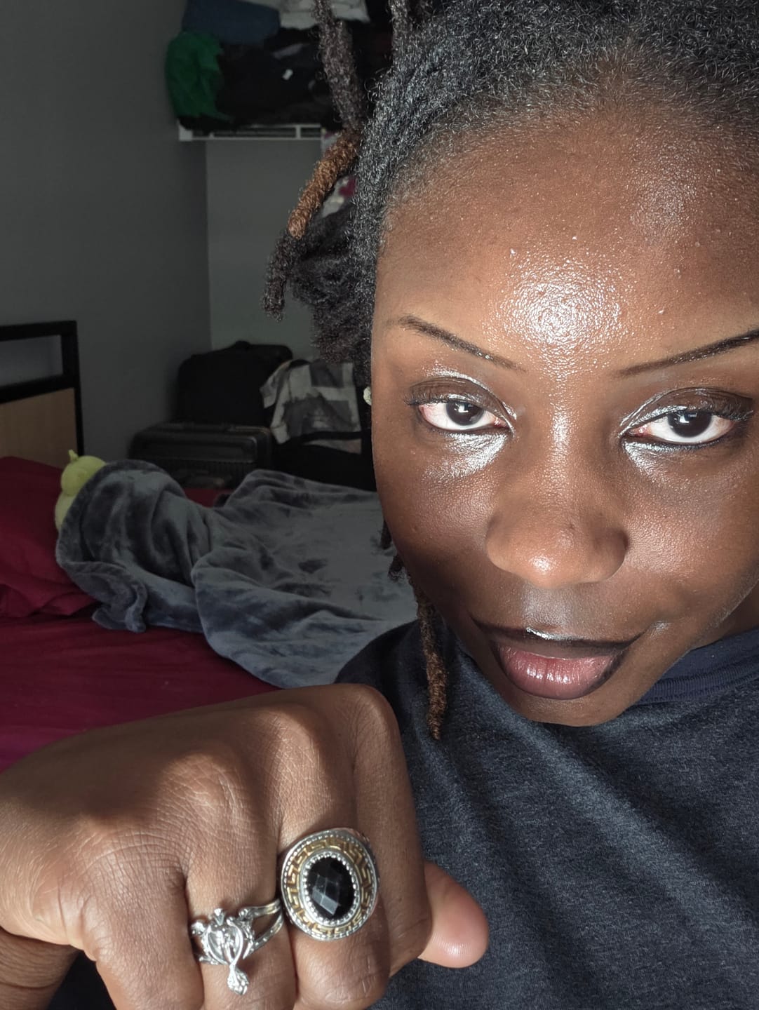 Customer photo review of TRIBAL CROSS RING