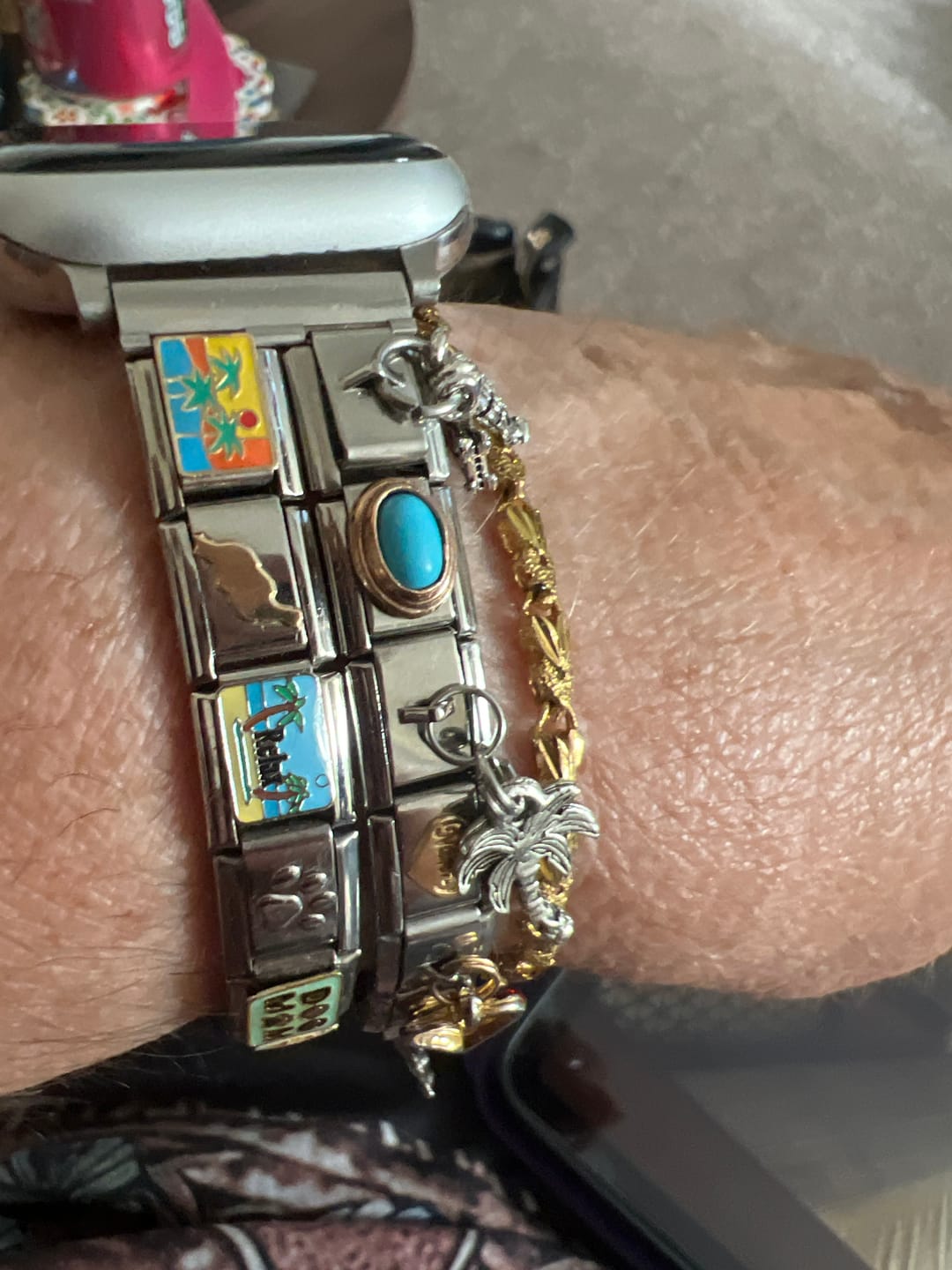Customer photo review of Apple Watch Charm Bracelet