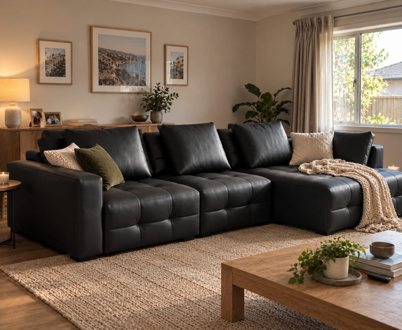 Customer photo review of Kingsford Recliner Sofa