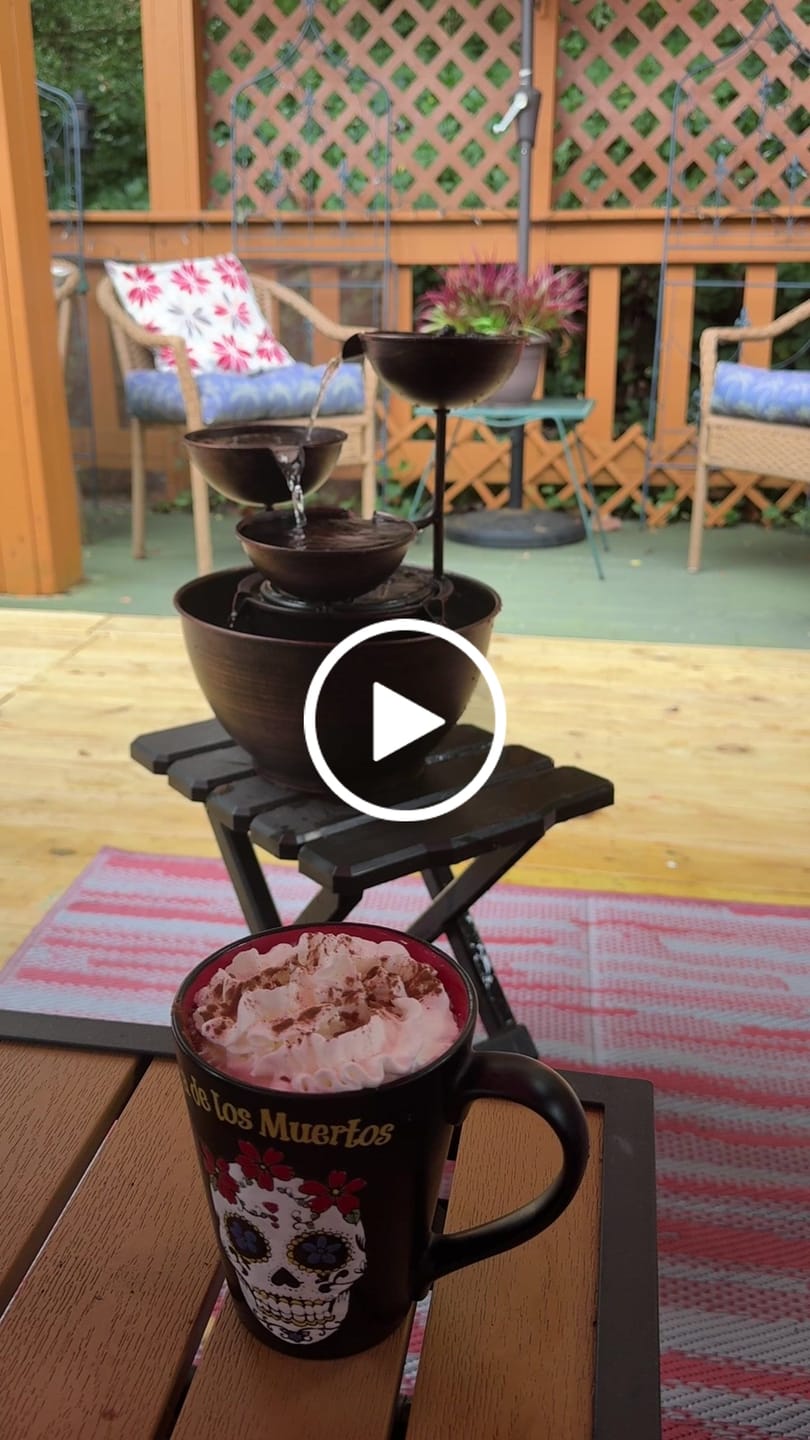 Customer video review of Loreto 3-Tier Metal Fountain
