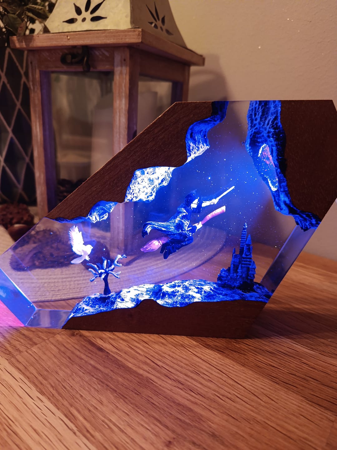 Customer photo review of Zauberwelt Harzlampe mit LED-Licht
