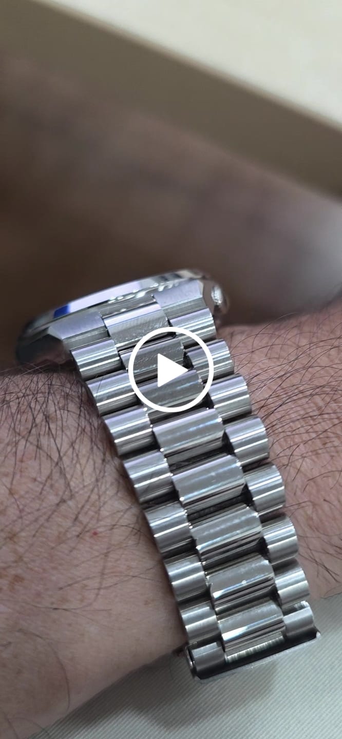 Customer video review of CLASSIC 36MM - Swiss Quartz Movement Watch | Rose Gold & White