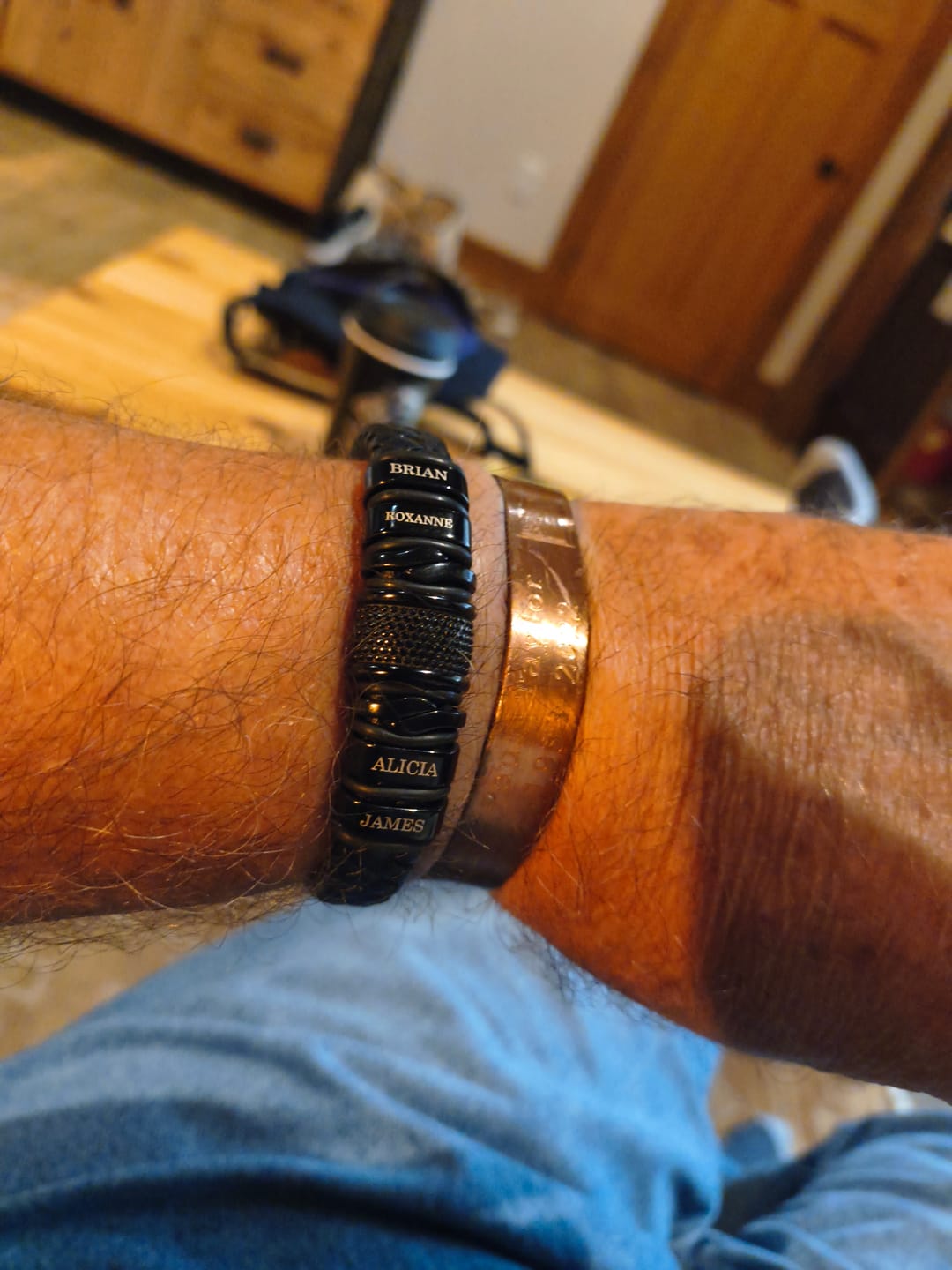 Customer photo review of Bracelet: Black