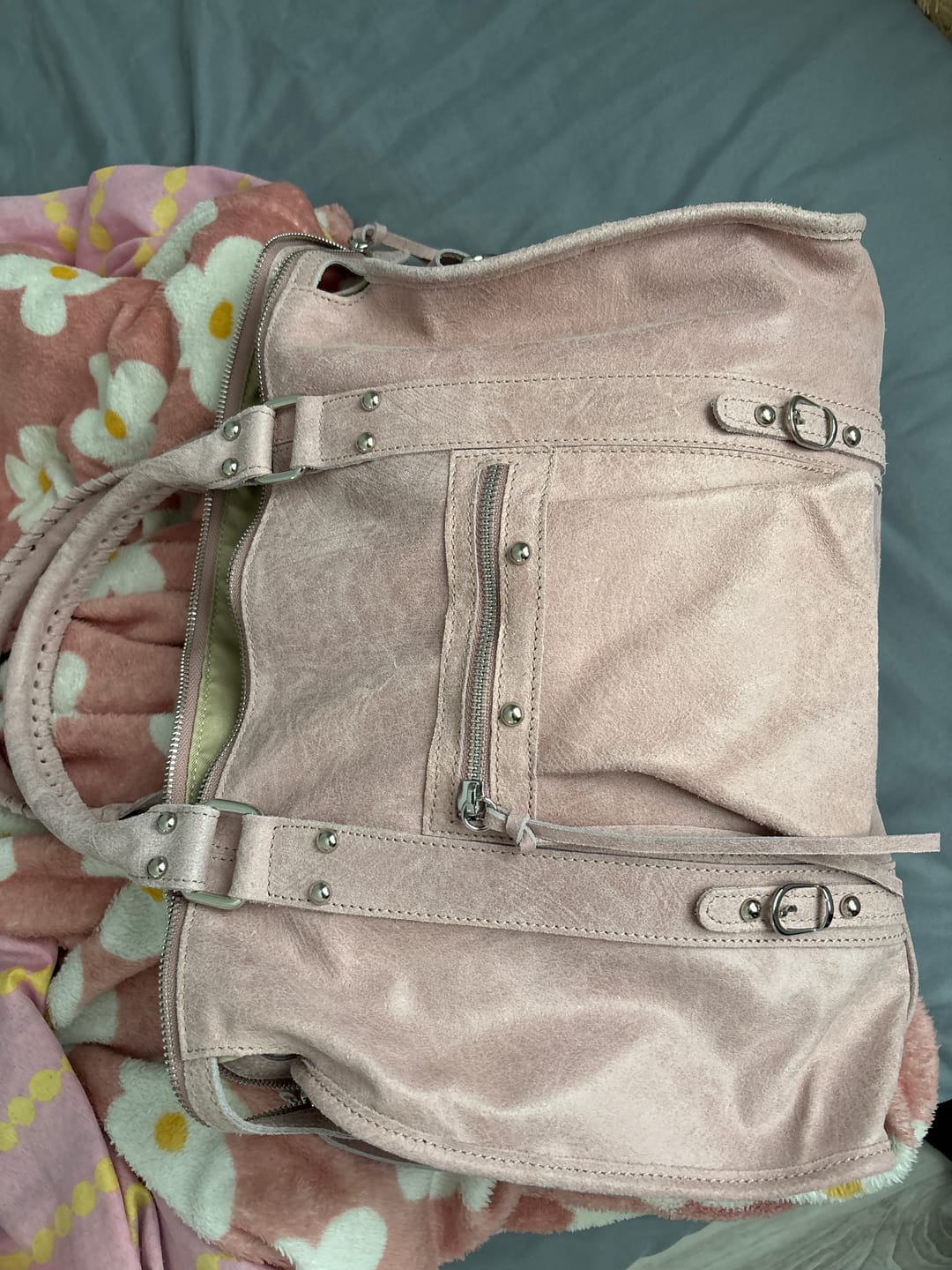 Customer photo review of It girl bag vanilla pink silver
