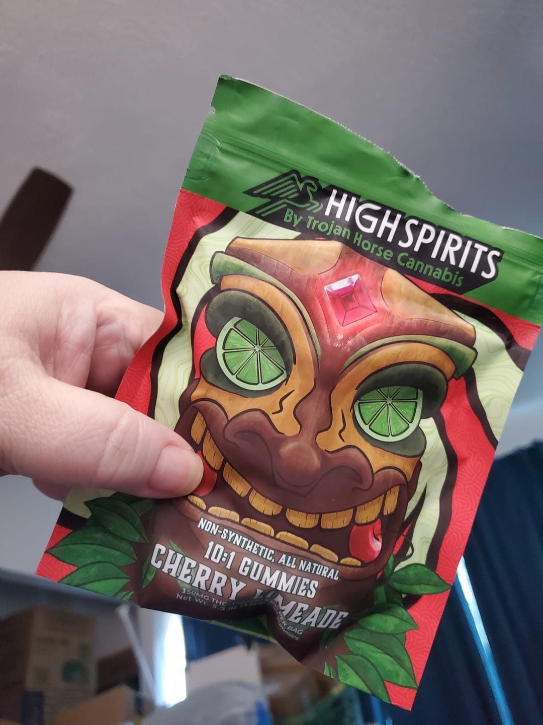 Customer photo review of Cherry Limeade Gummies 10:1 5mg
