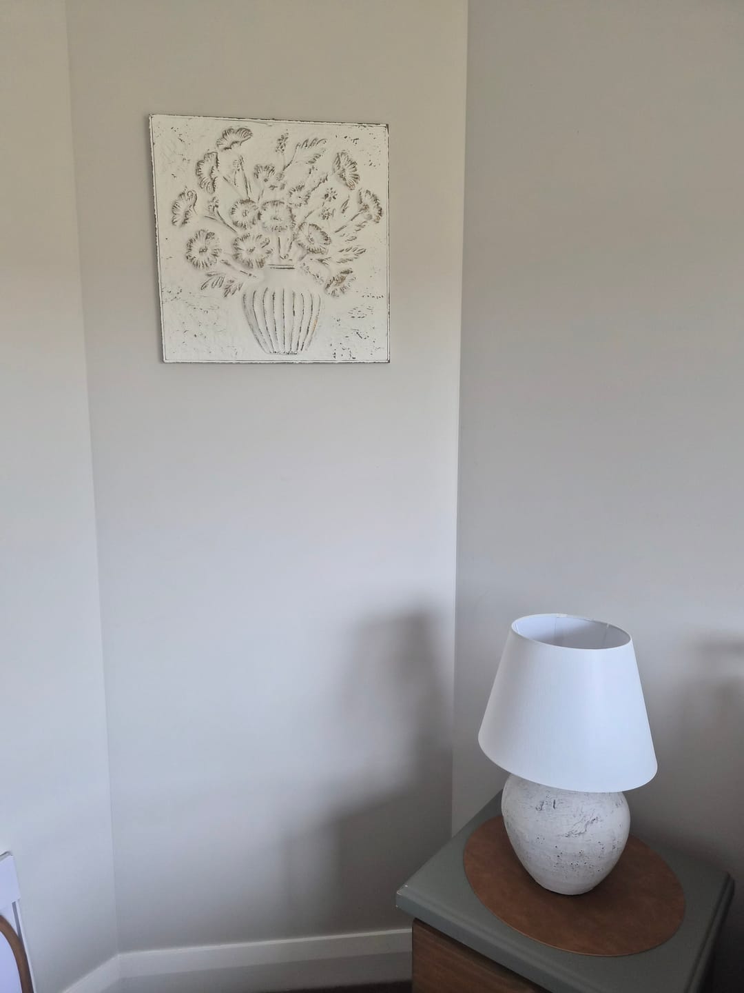 Customer photo review of Pia French Provincial Wall Panel, Embossed Flower Vase 50.5cm