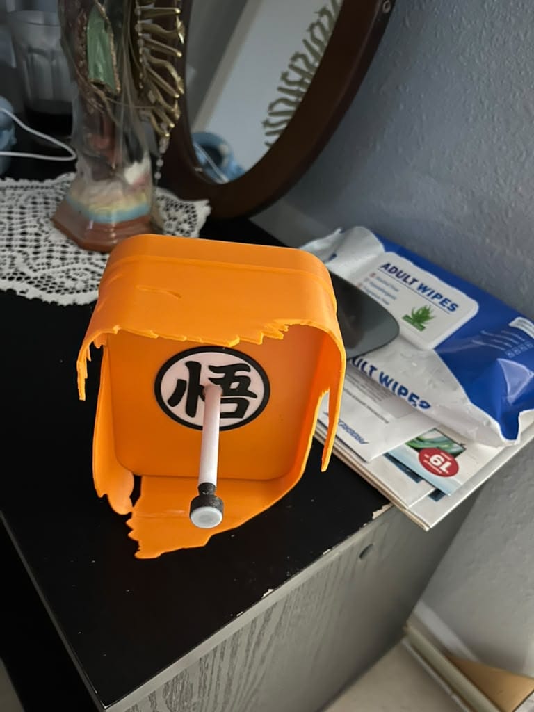 Customer photo review of Goku Shadow Projection Wall Lamp