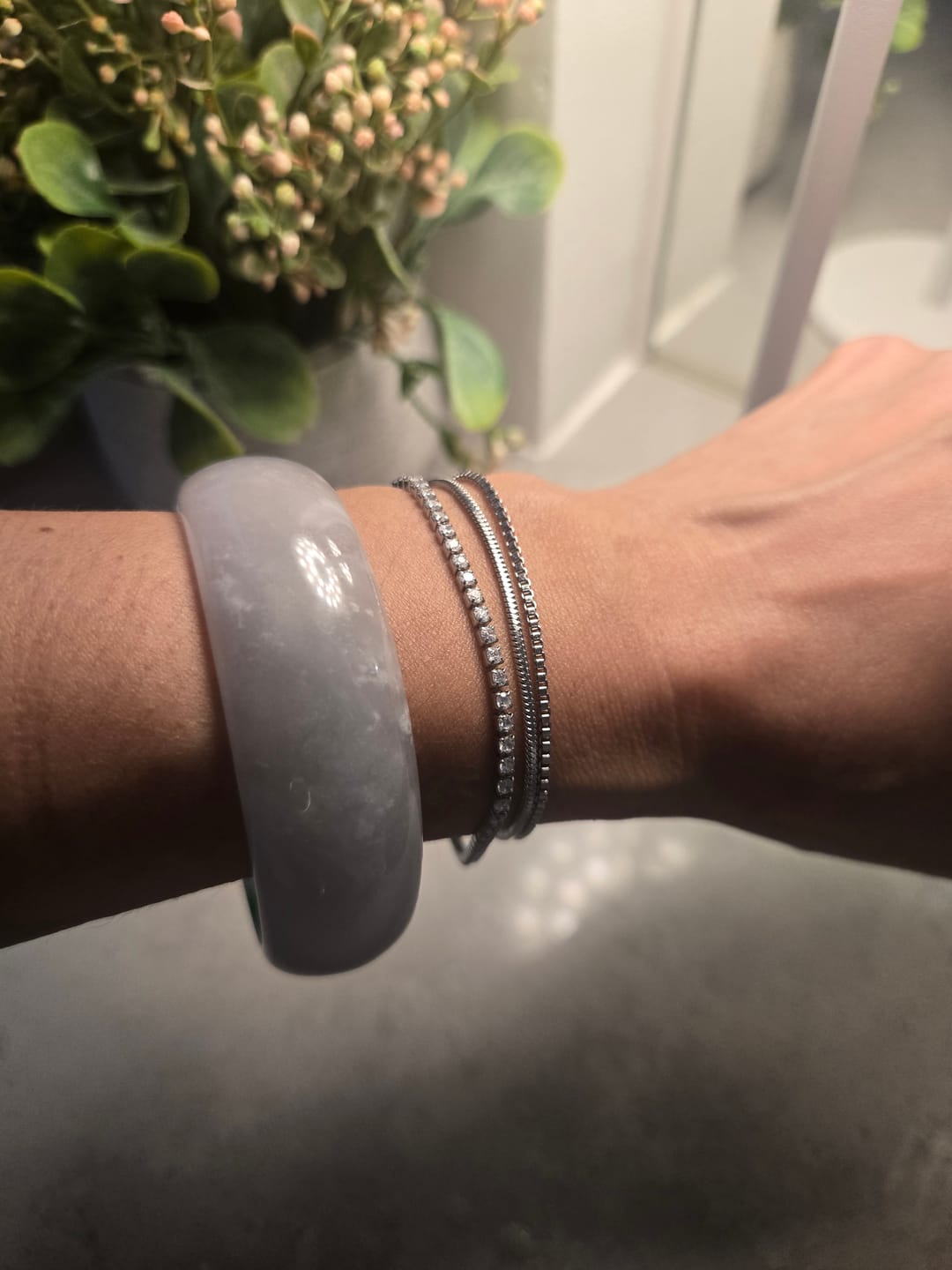 Customer photo review of Minimal Square Bracelet