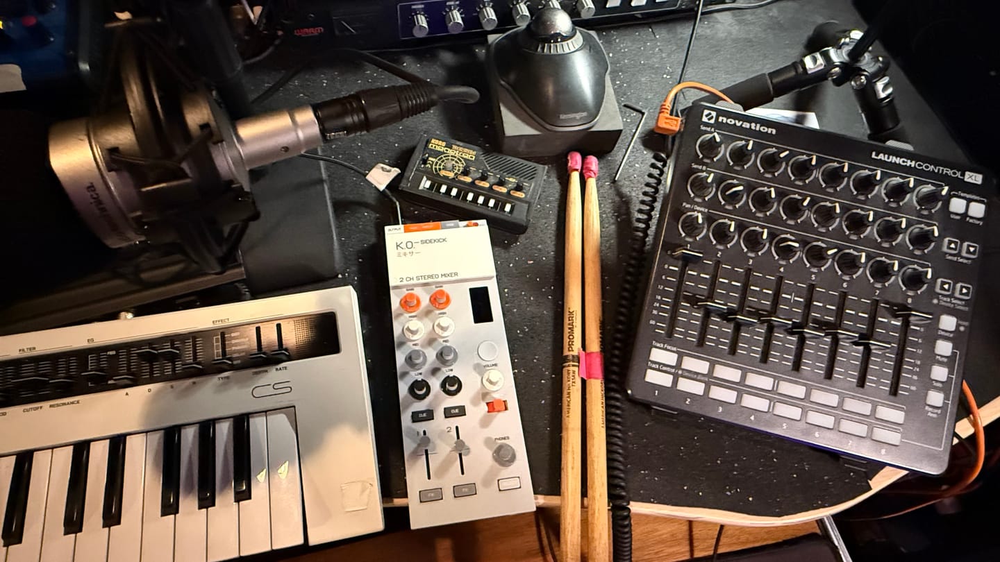Customer photo review of Teenage Engineering EP-136 K.O. SIDEKICK Mixer, Audio Interface, and FX Processor