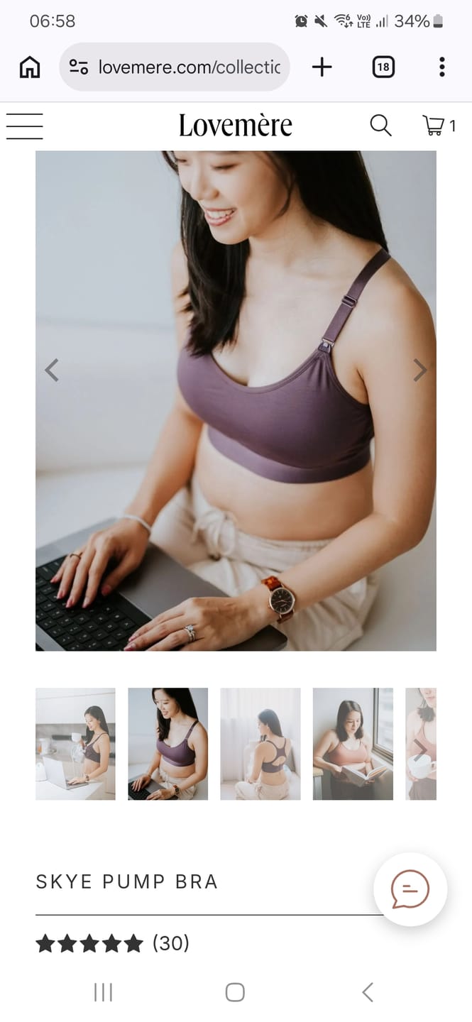 Customer photo review of Skye Pump Bra