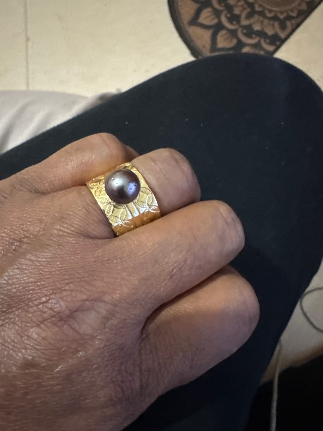Customer photo review of Frangipani Ring