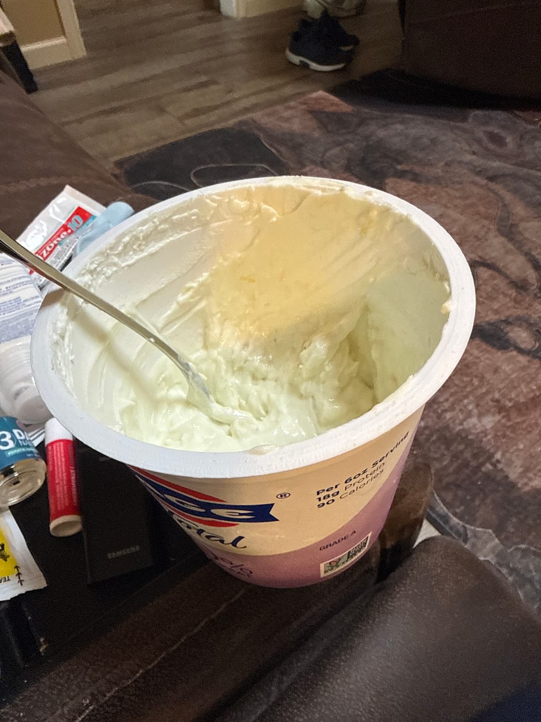 Customer photo review of Whey Protein Powder - Single Serving Sample Stick Packs