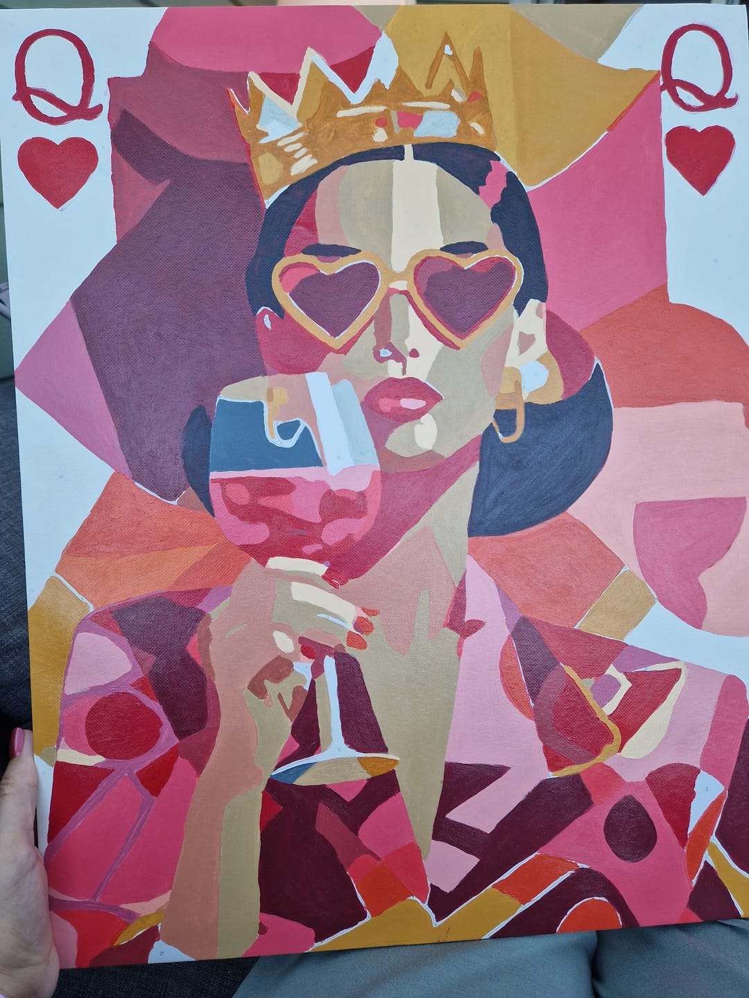Customer photo review of The queen | Paint by Number
