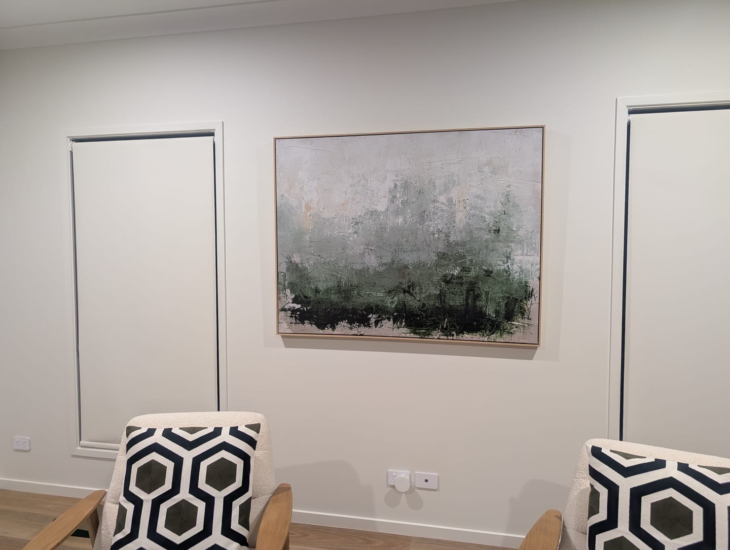 Customer photo review of New Story by Design Fabrikken | Framed Canvas Wall Art