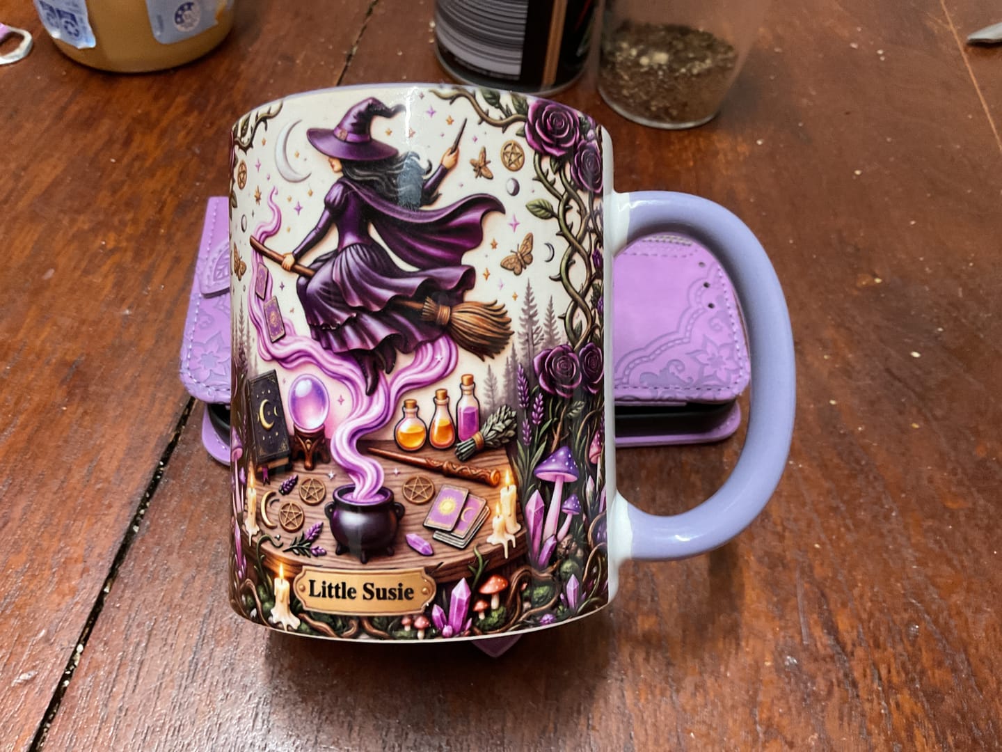 Customer photo review of The Witch Coffee Accent Mug - Personalized Custom Coffee Mug, Gift For Witch Lovers