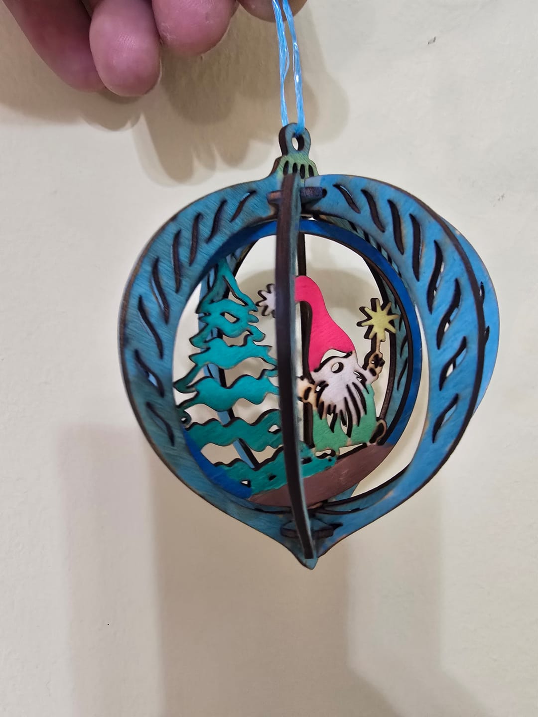 Customer photo review of 16 Christmas Scene Ornaments Nativity SVG Laser Cut