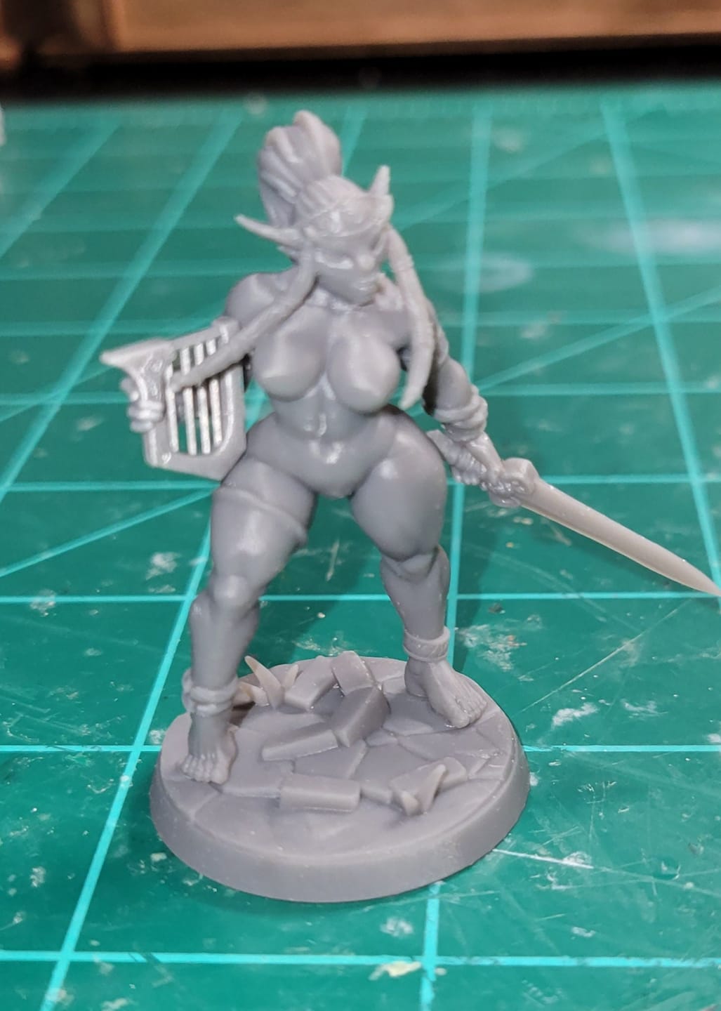 Customer photo review of Cassia Lyresong - Greatgoblin Pinup