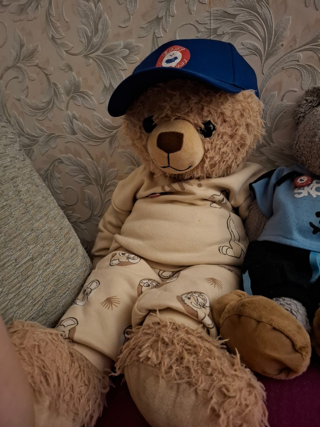 Customer photo review of Eddy the Teddy Bear Cap