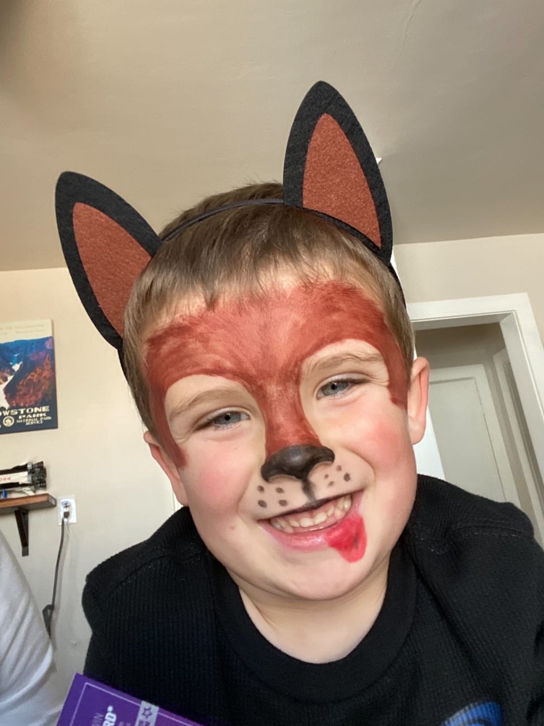 Customer photo review of Face & Body Paint Crayons
