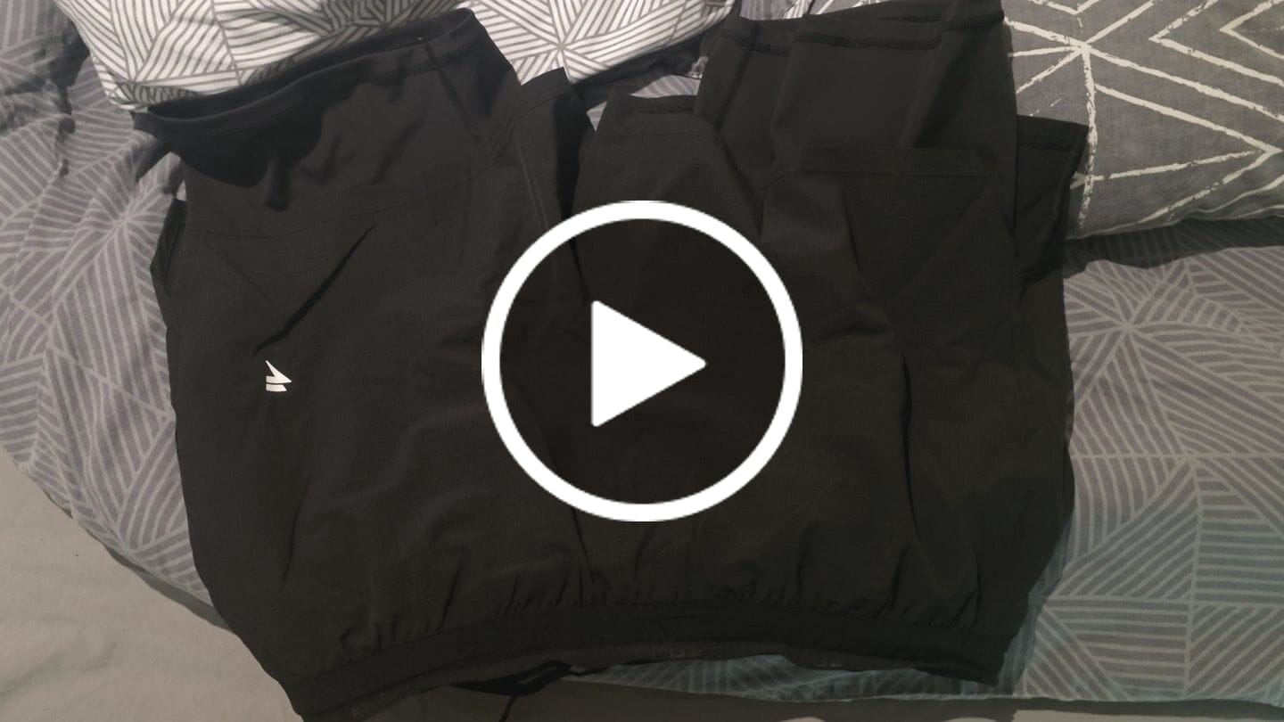 Customer video review of Short 2 en 1 avec compression intégrée