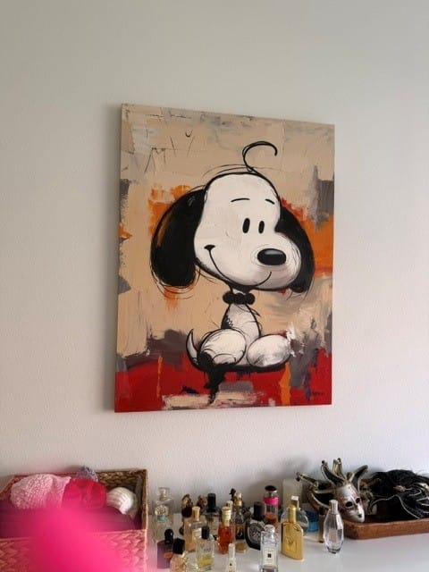 Customer photo review of Abstract Graffiti Art #GA093