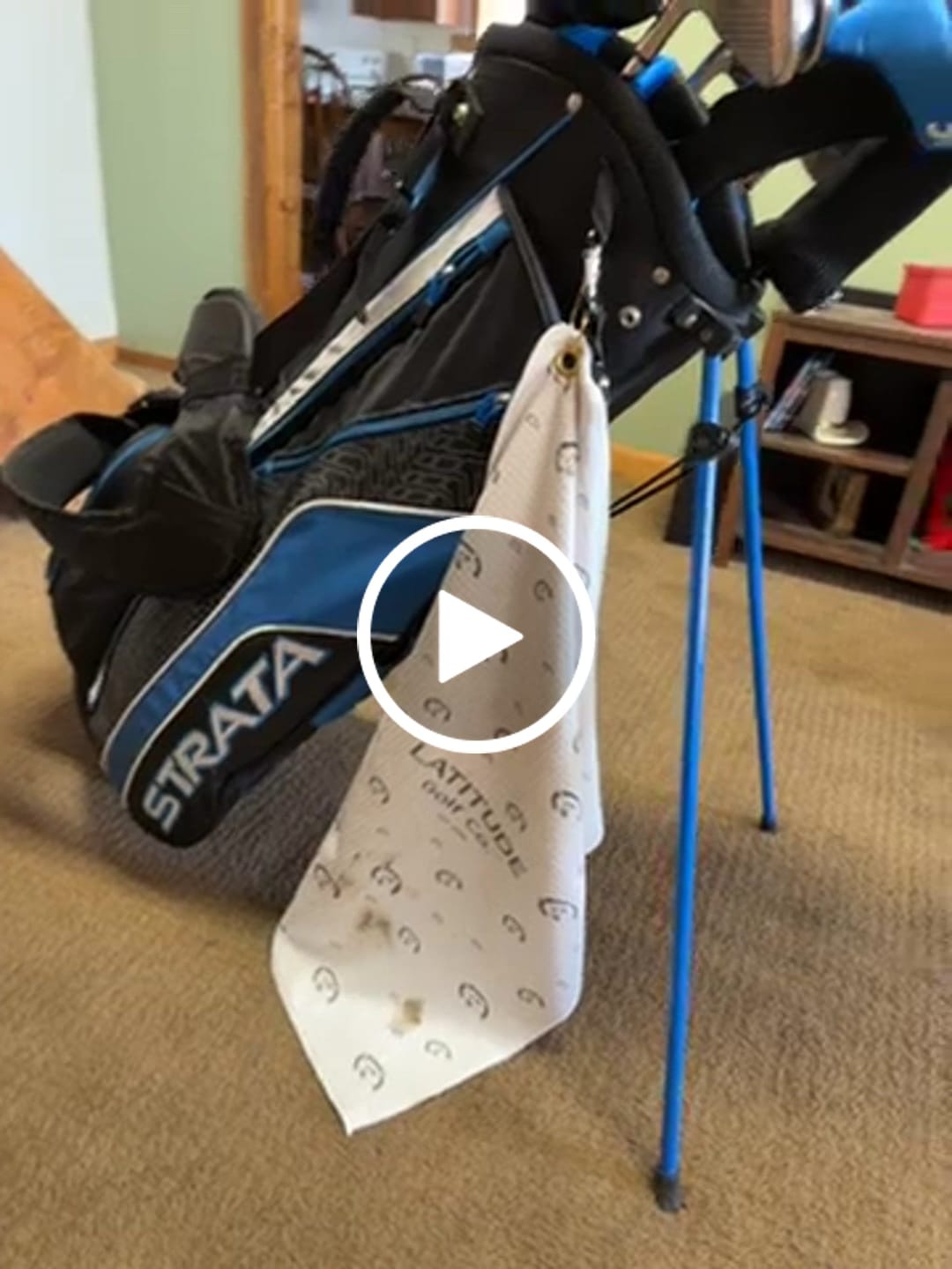 Customer video review of Waffle Weave Golf Towel with D-Ring