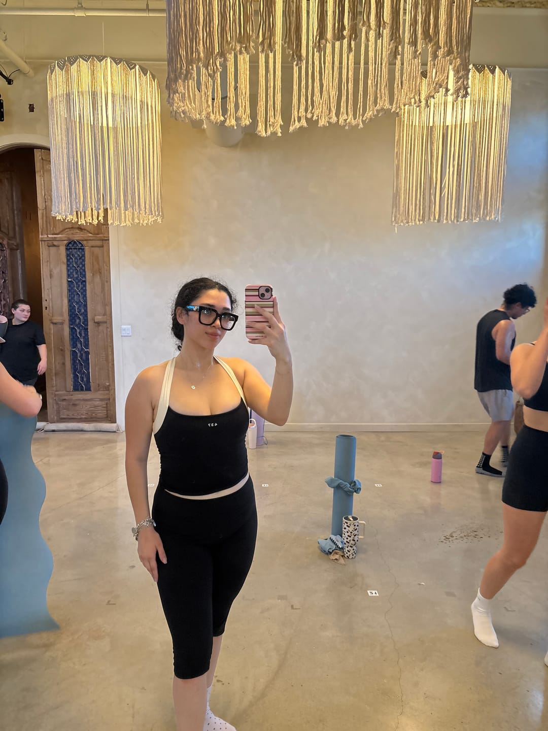 Customer photo review of The Sculpt Tank Black & Cream