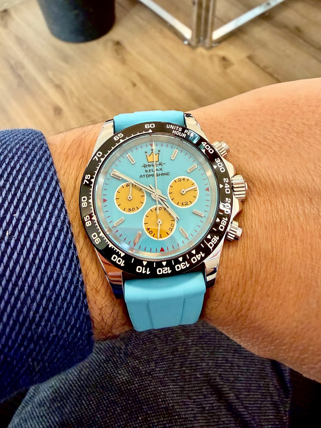 Customer photo review of VELOCIREX FLUORO WATCH