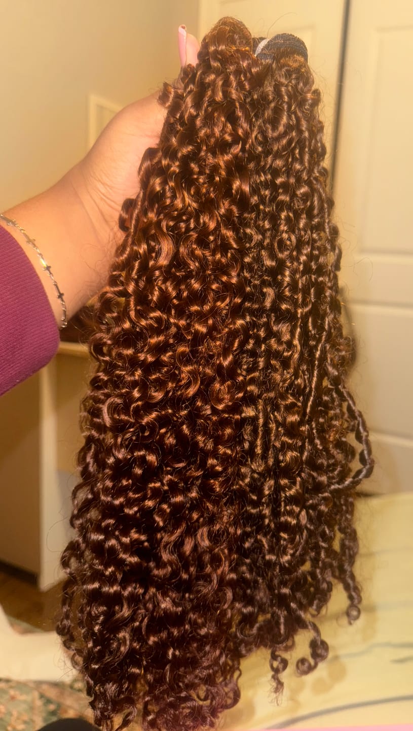 Customer photo review of LM Baby Curly™️ (Low-Maintenance Collection)- Virgin Hair