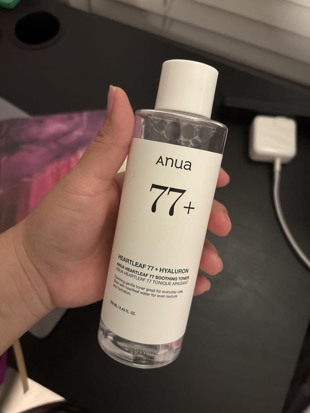 Customer photo review of Anua 77% Soothing Toner For Skin