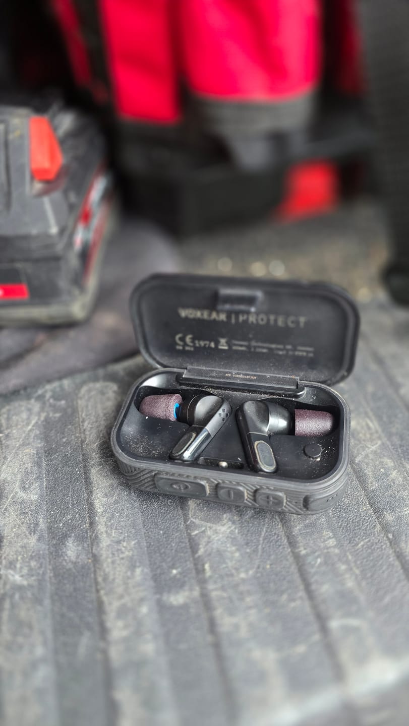 Customer photo review of Voxear | Bluetooth Hearing Protection Earbuds