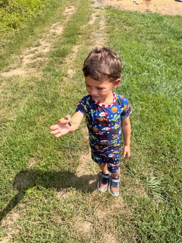 Customer photo review of Pizza Pit Party Men’s Jogger Pajama Pants