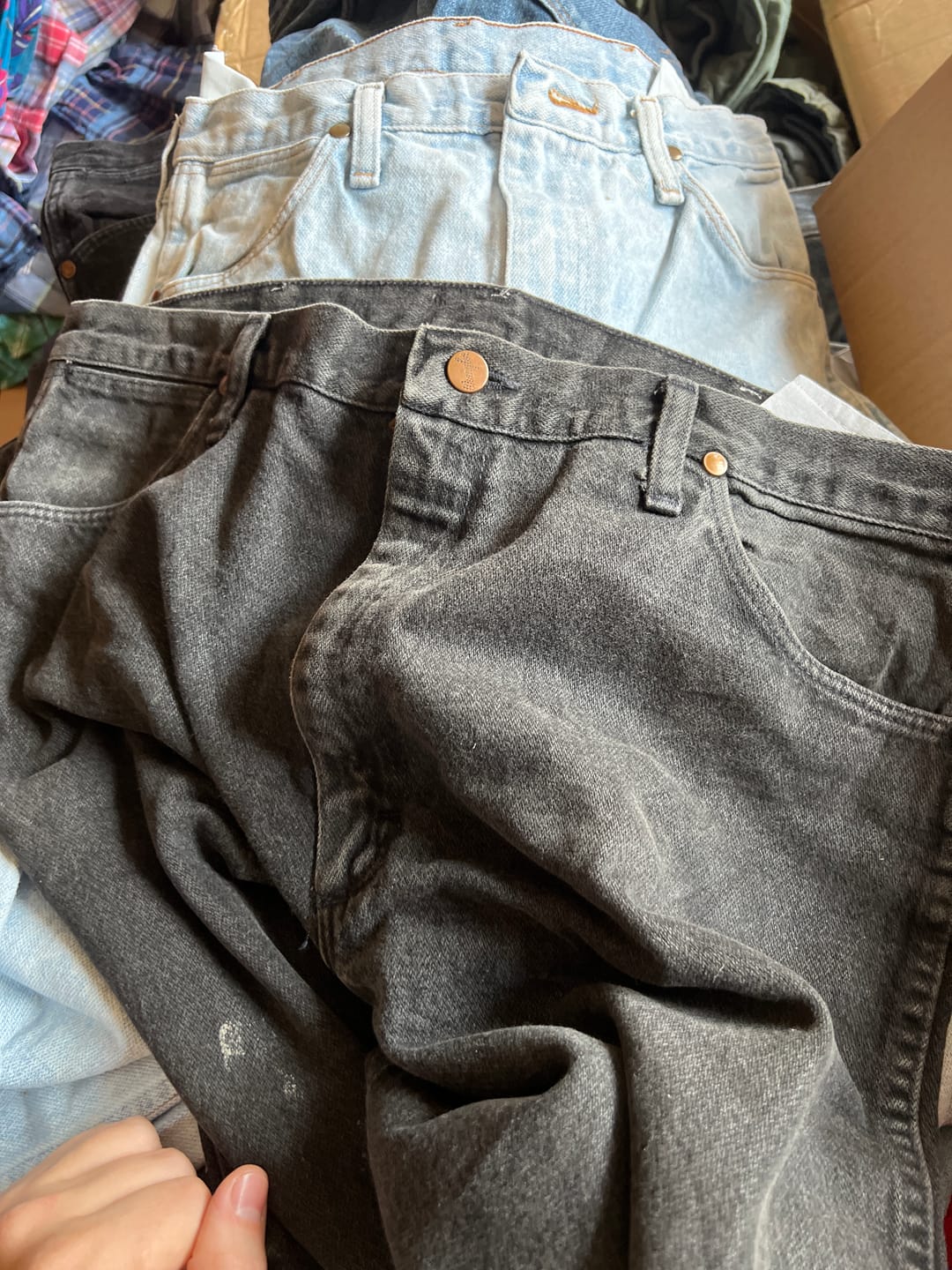 Customer photo review of 15x WRANGLER JEANS