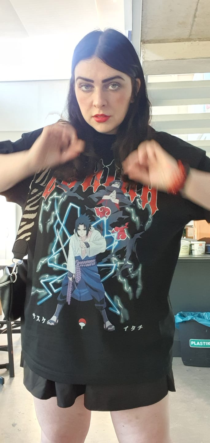 Customer photo review of Itachi oversize tee