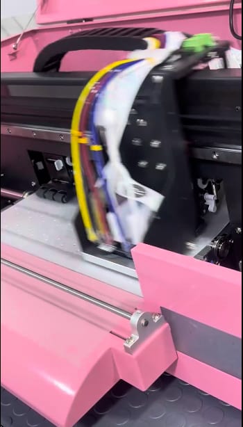Customer photo review of Haolic 13" Pink A3 XP-1 Pro DTF Printer