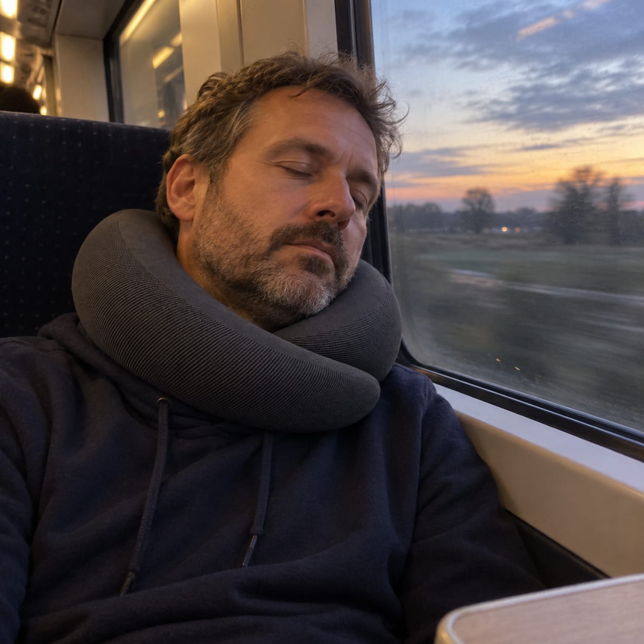 Customer photo review of Almohada de Viaje NUVY 360°