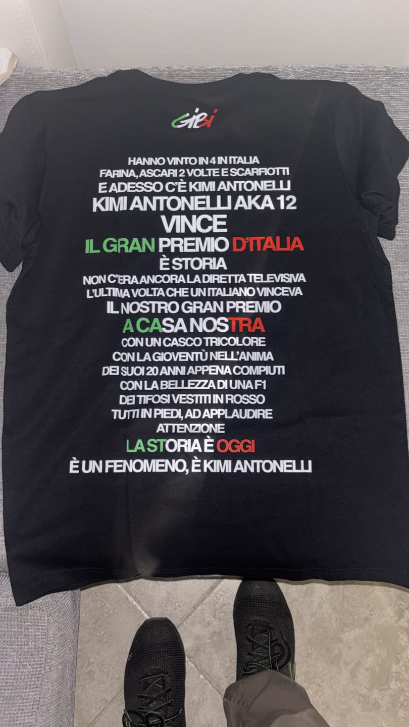 Customer photo review of T-Shirt A CASA NOSTRA