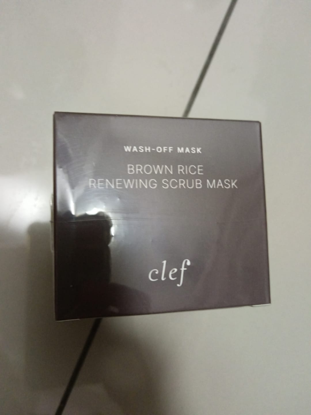 Customer photo review of Brown Rice Renewing Scrub Mask