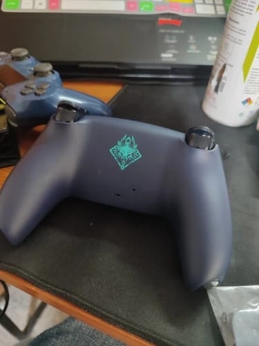 Customer photo review of PS5 Controller Faceplate Shell – Gold Foil Stamping Cover with Touchpad for DualSense (BDM-010 to 050)