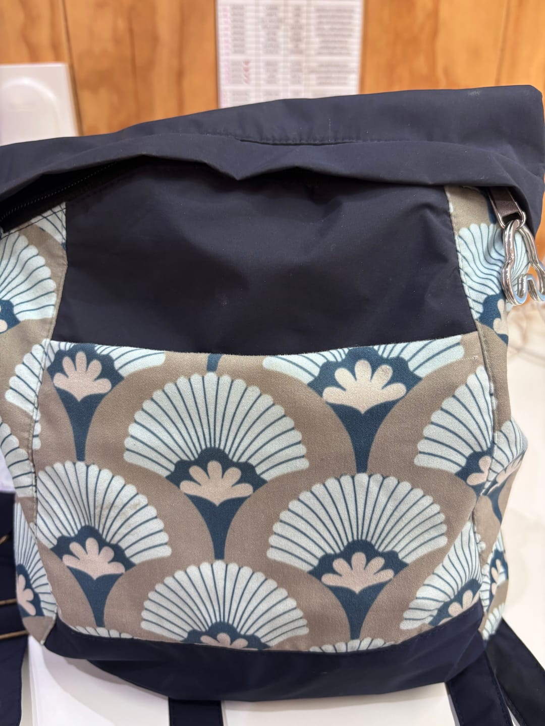 Customer photo review of Mochila Impermeable "Bhaktapur" Japanese · Pieza Exclusiva 19301