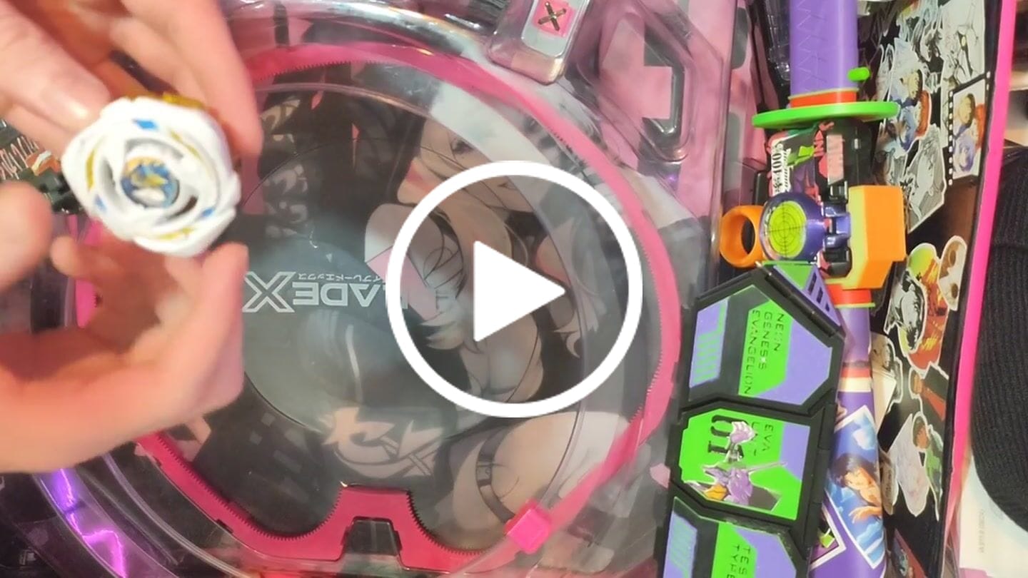 Customer video review of Takara Tomy Beyblade X UX-20 Starter Glory Valkyrie LF